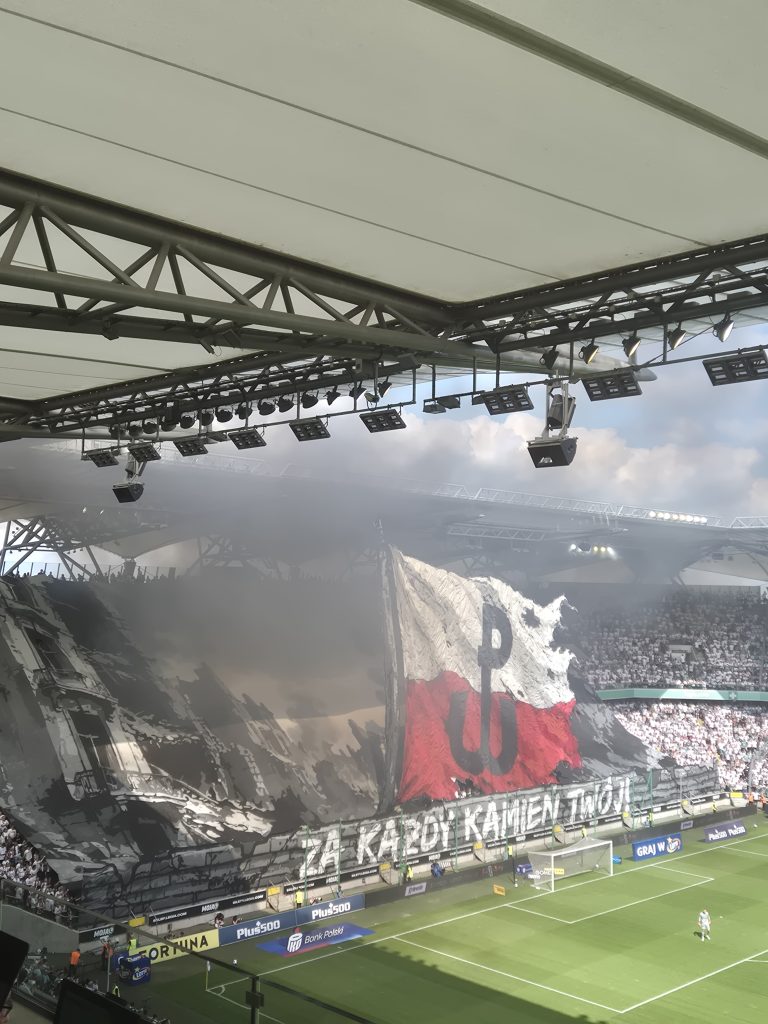 Legia Warszawa Powstanie Warszawskie oprawa